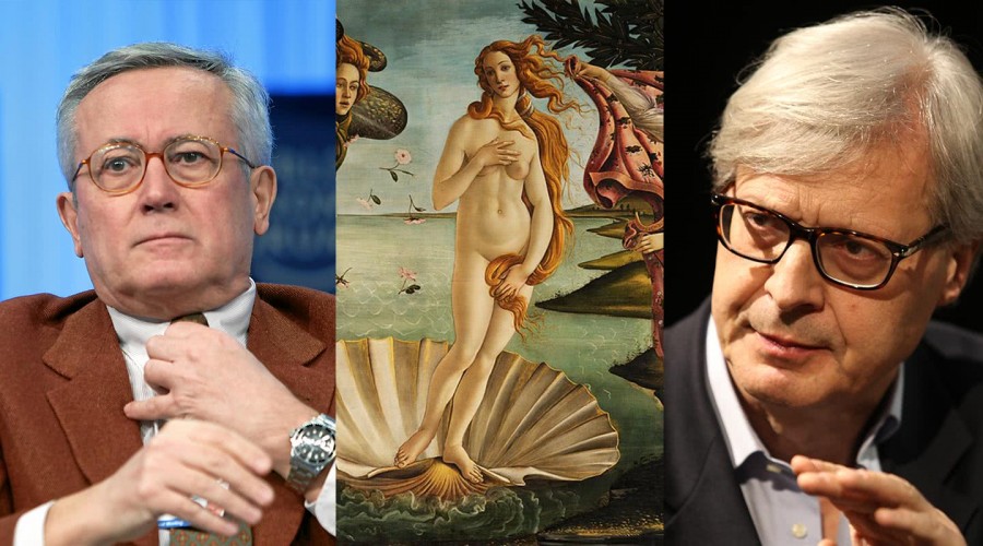 Sgarbi e Tremonti al Bernini | Sgarbi and Tremonti at Bernini